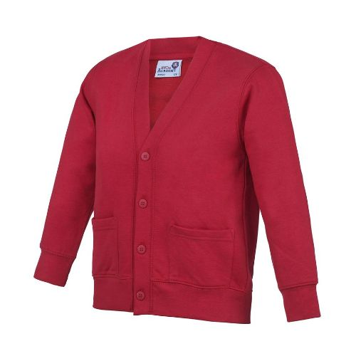 Awdis Academy Kids Academy Cardigan Academy Red